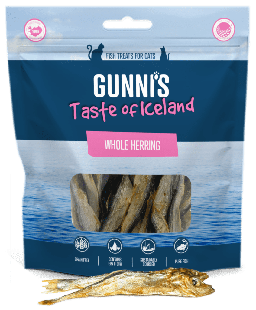 Gunnis Trockenfisch Hering für Hunde und Katzen